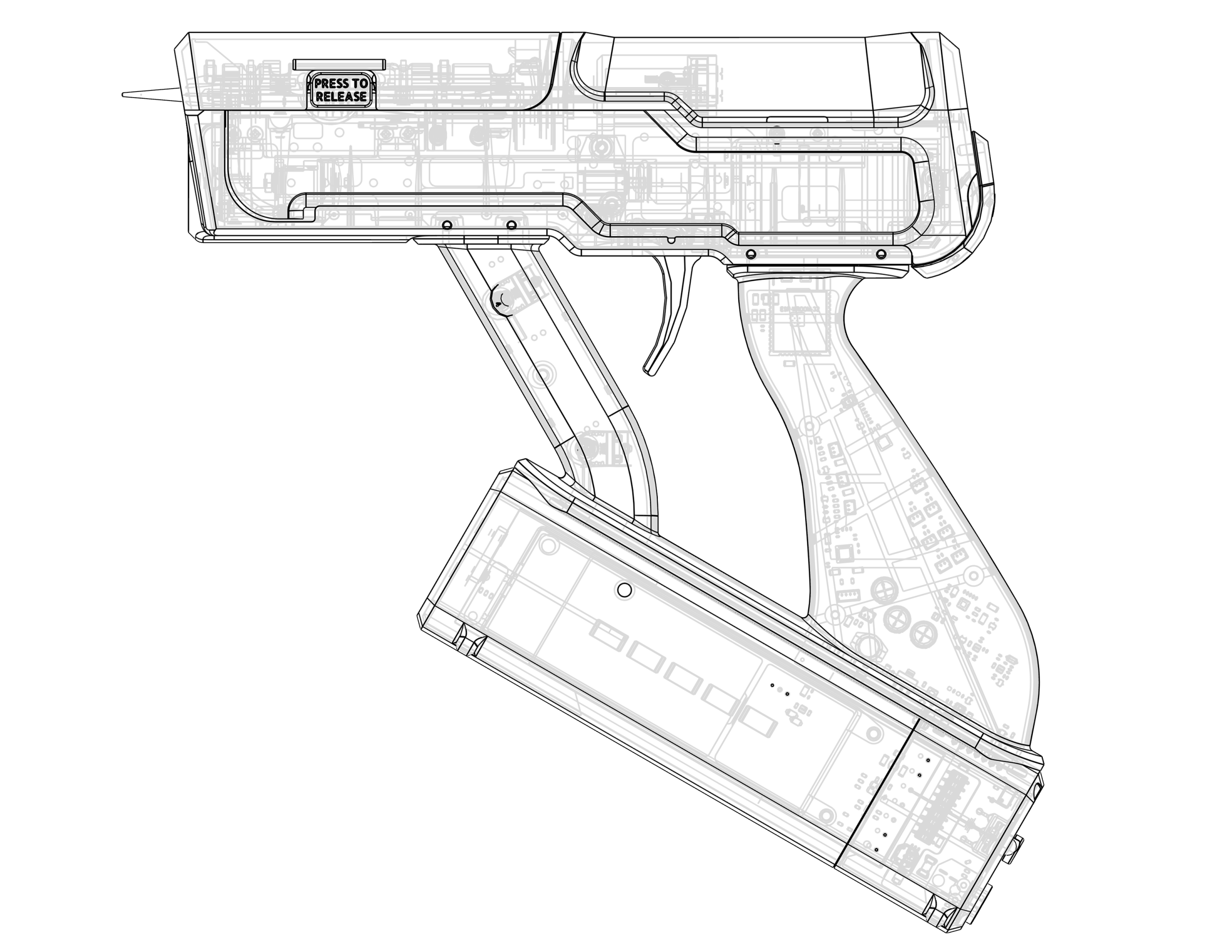 20kV handheld electrospinner.