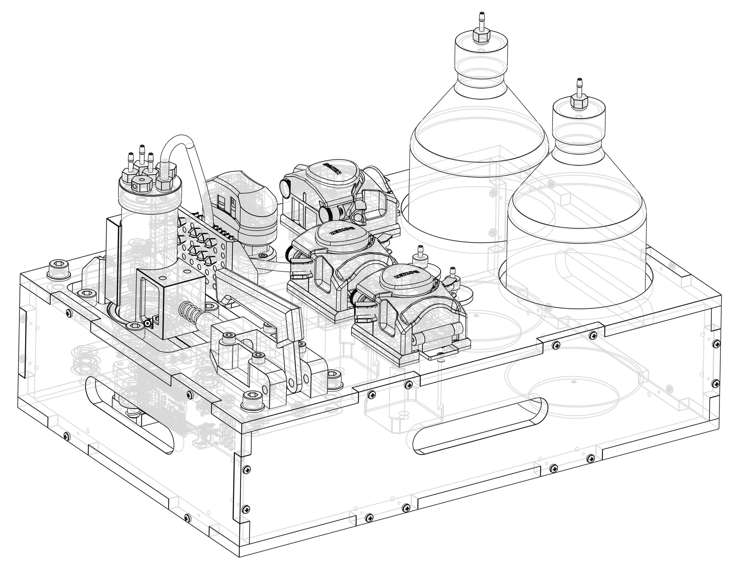 An autopassaging bioreactor that keeps cells in their exponential growth phase.