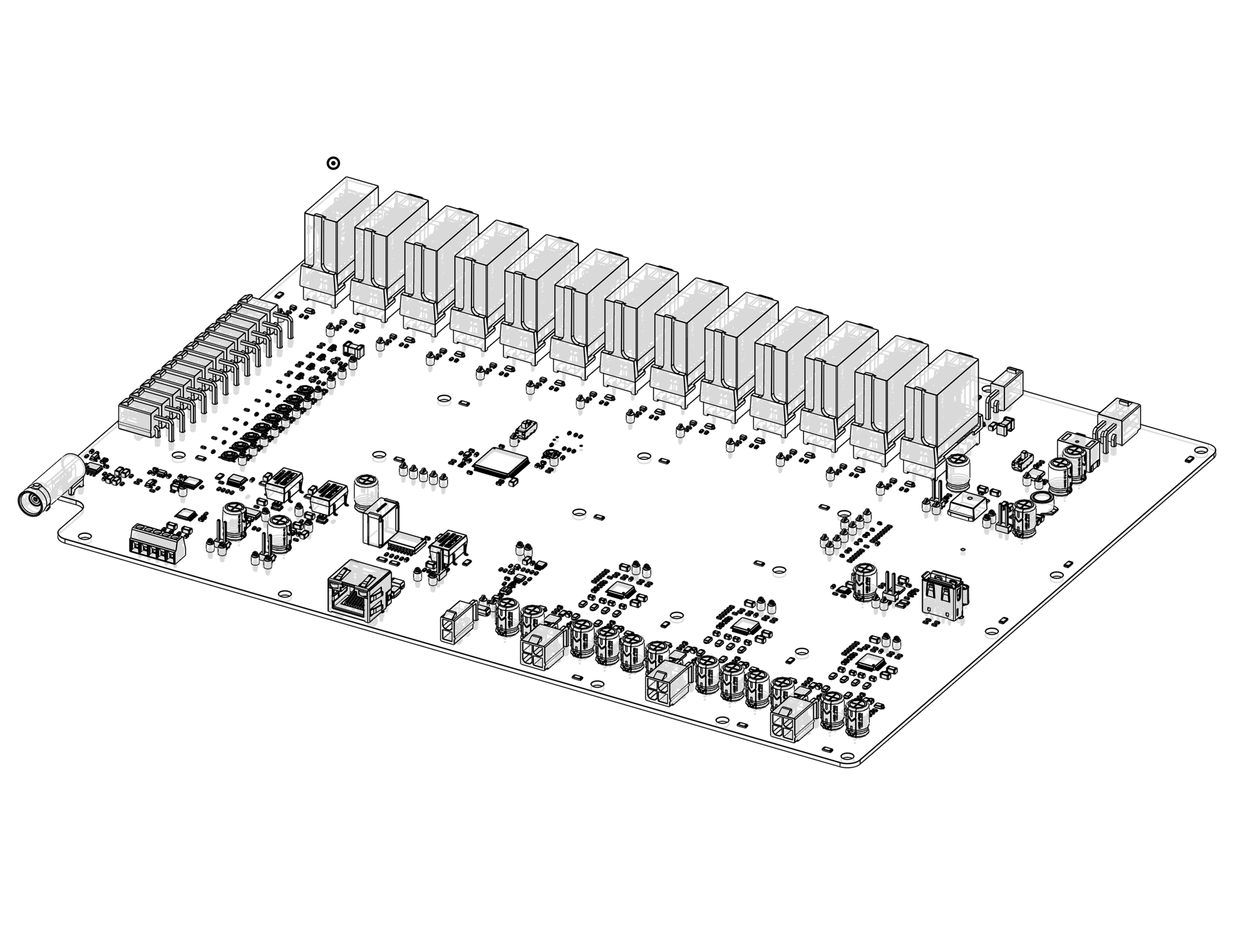 Chemical production plant electronics, GUI, and system control