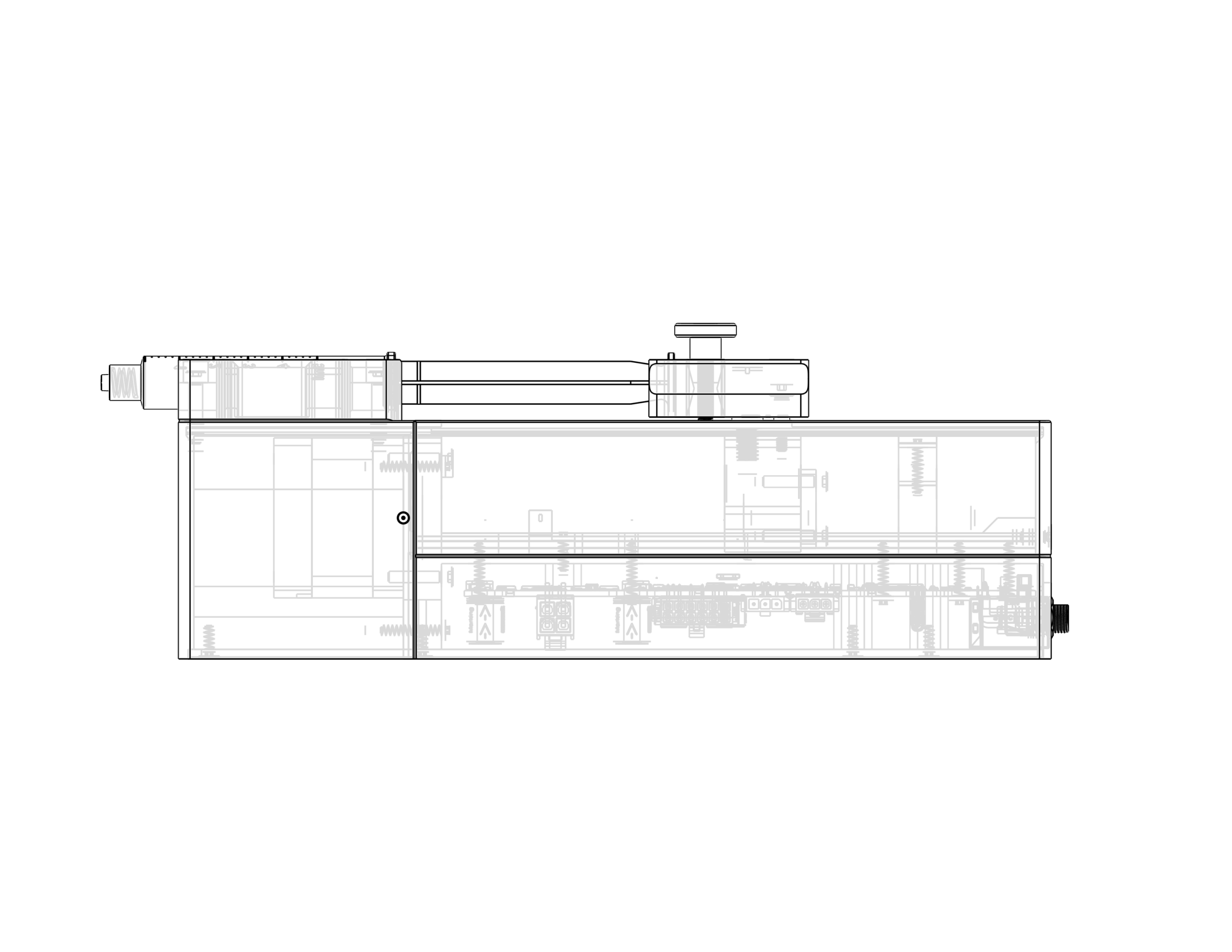 High pressure syringe pump