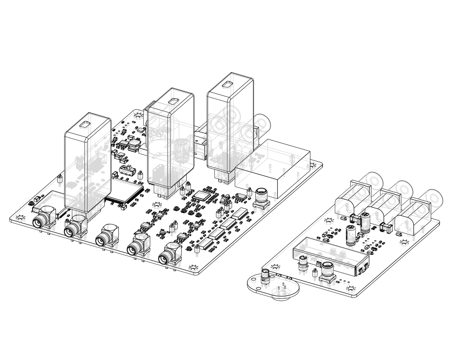 Receiver side scintillometer electronics for Arctic heat flux measurement