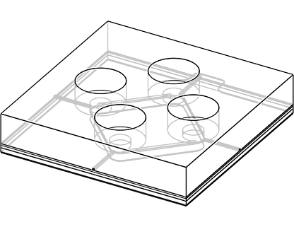 Multi-stimulator chamber for single-celled organisms